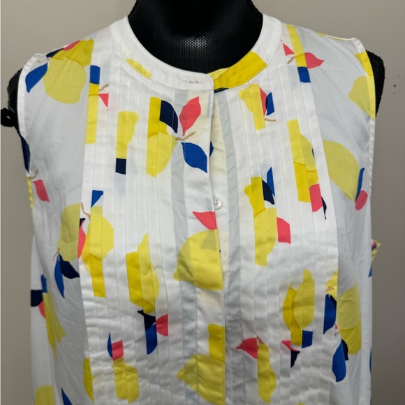 NWT Kate Spade women’s summer cotton fit & flare lemon dress size XL - Picture 2 of 12